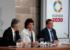 Fernando Grande-Marlaska, Isabel Celaá y Luis Planas Fernando Grande-Marlaska, Isabel Celaá y Luis Planas