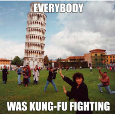 ¿Se acabó hacer Kung-Fu fighting en la Torre de Pisa?