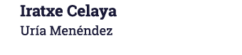 Iratxe Celaya Uría Menéndez