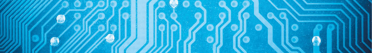 circuit board closeup of the computer motherboard