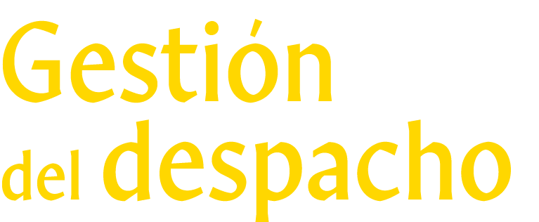 Gestión del despacho