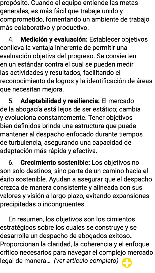 propósito  Cuando el equipo entiende las metas generales, es más fácil que trabaje unido y comprometido, fomentando u   