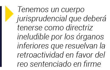  Tenemos un cuerpo jurisprudencial que deberá tenerse como directriz ineludible por los órganos inferiores que resuel   