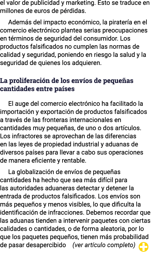 el valor de publicidad y marketing  Esto se traduce en millones de euros de pérdidas  Además del impacto económico, l   