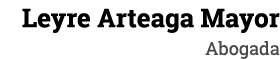 Leyre Arteaga Mayor Abogada