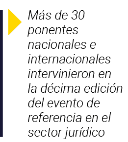  Más de 30 ponentes nacionales e internacionales intervinieron en la décima edición del evento de referencia en el se   