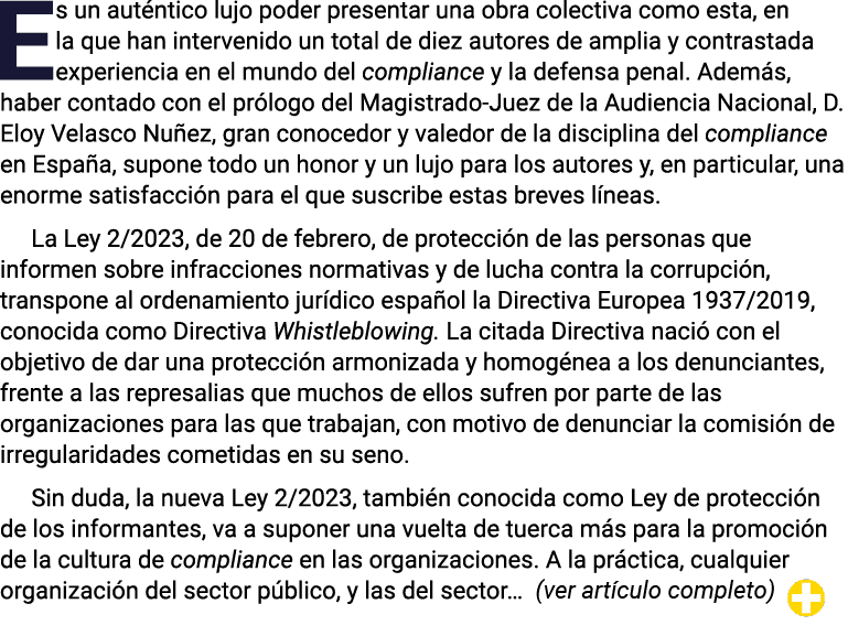 Es un auténtico lujo poder presentar una obra colectiva como esta, en la que han intervenido un total de diez autores   