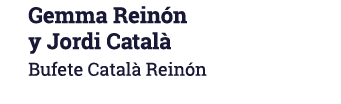 Gemma Reinón y Jordi Català Bufete Català Reinón