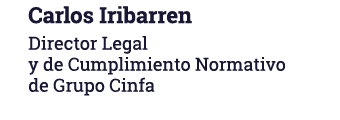 Carlos Iribarren Director Legal y de Cumplimiento Normativo de Grupo Cinfa