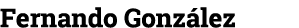 Fernando González