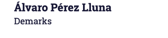 Álvaro Pérez Lluna Demarks