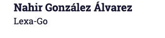 Nahir González Álvarez Lexa-Go