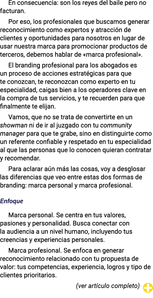 En consecuencia: son los reyes del baile pero no facturan  Por eso, los profesionales que buscamos generar reconocimi   