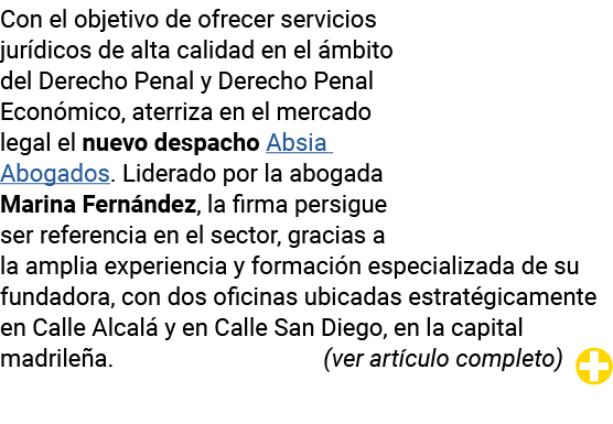 Con el objetivo de ofrecer servicios jurídicos de alta calidad en el ámbito del Derecho Penal y Derecho Penal Económi   
