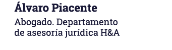 Álvaro Piacente Abogado  Departamento de asesoría jurídica H&A