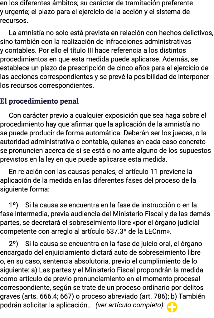 en los diferentes ámbitos; su carácter de tramitación preferente y urgente; el plazo para el ejercicio de la acción y   