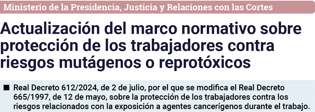 Ministerio de la Presidencia, Justicia y Relaciones con las Cortes Actualización del marco normativo sobre protección   