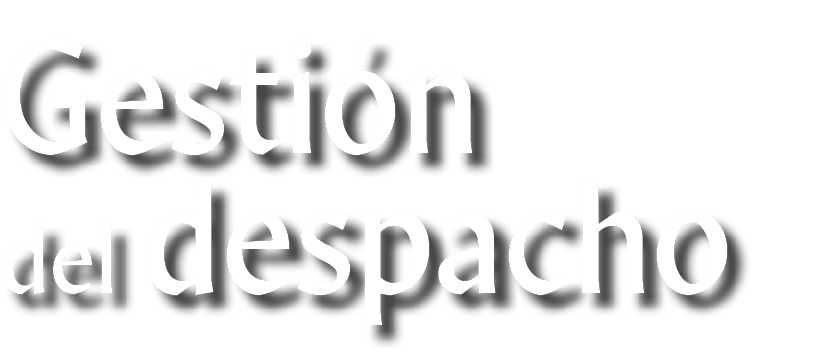 Gestión del despacho