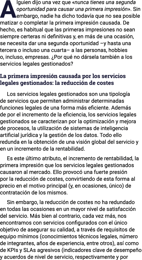 Alguien dijo una vez que  nunca tienes una segunda oportunidad para causar una primera impresión   Sin embargo, nadie   
