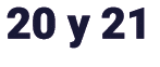 20 y 21