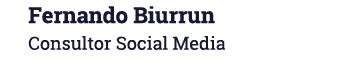 Fernando Biurrun Consultor Social Media