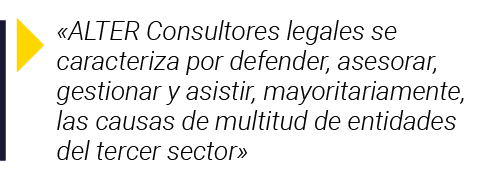   ALTER Consultores legales se caracteriza por defender, asesorar, gestionar y asistir, mayoritariamente, las causas    