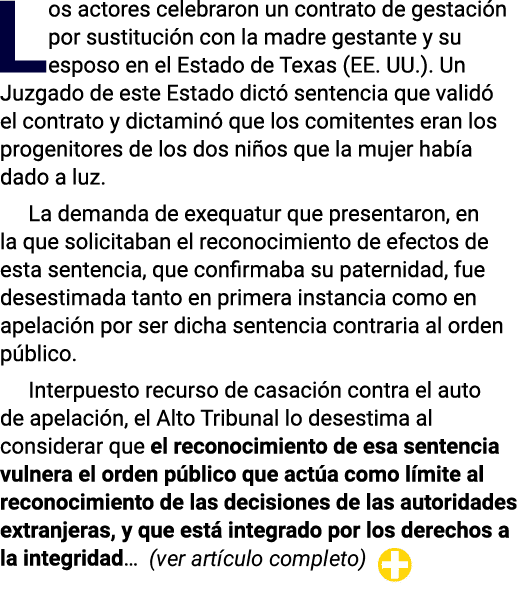 Los actores celebraron un contrato de gestación por sustitución con la madre gestante y su esposo en el Estado de Tex   