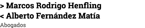   Marcos Rodrigo Henfling   Alberto Fernández Matía Abogados