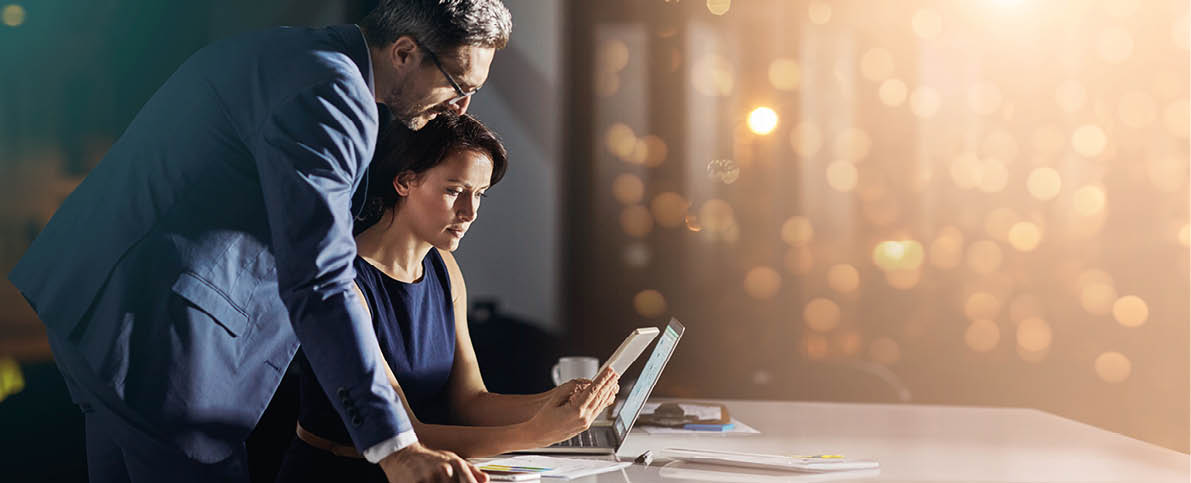 Office, business people and phone for project, research discussion or proposal at law firm  Banner, mockup and bokeh space for lawyer, b2b connection or corporate attorney or problem solving at night 