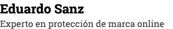Eduardo Sanz Experto en protección de marca online
