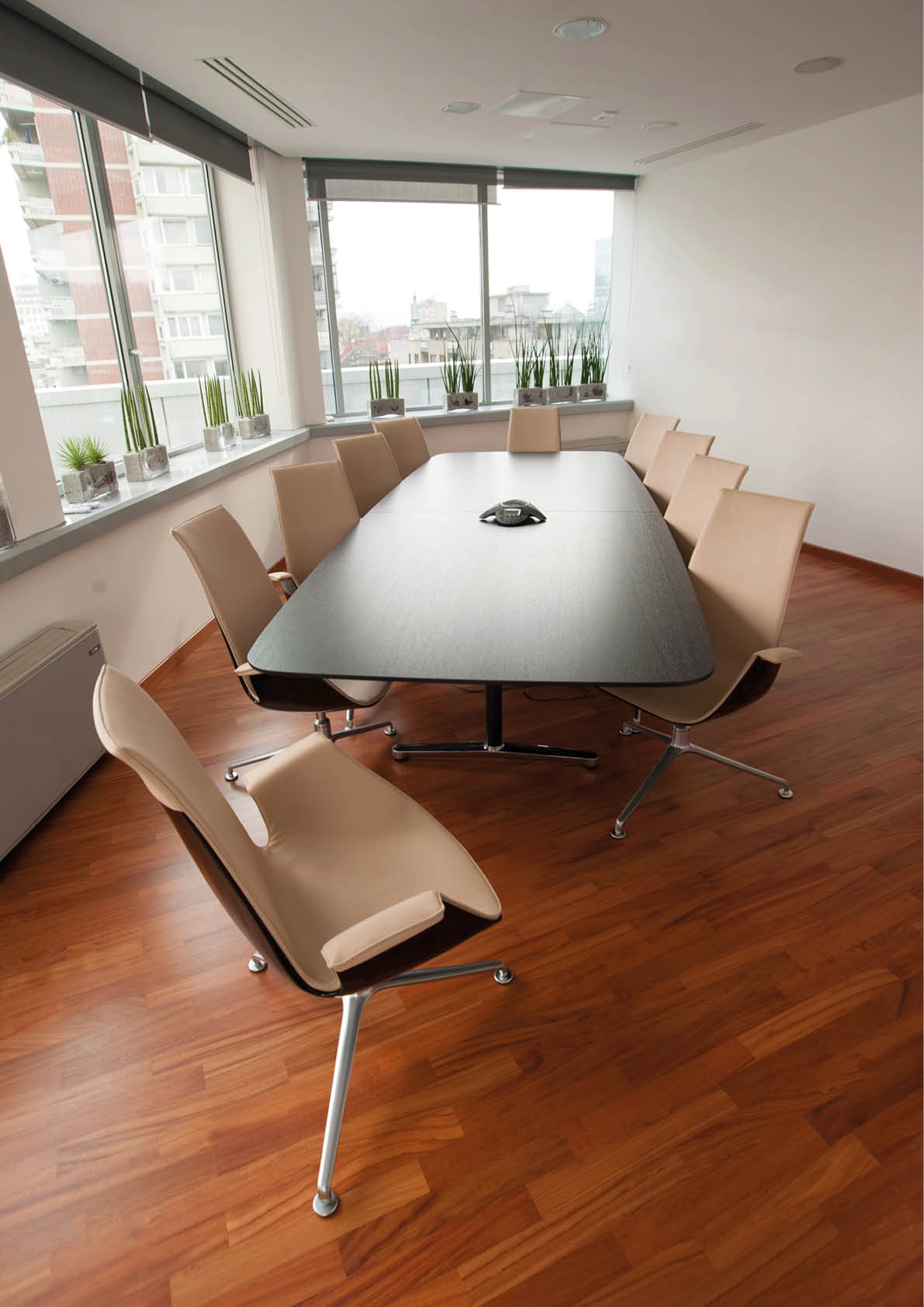 Modern bright meeting room, office