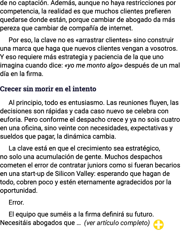 de no captación  Además, aunque no haya restricciones por competencia, la realidad es que muchos clientes prefieren q   