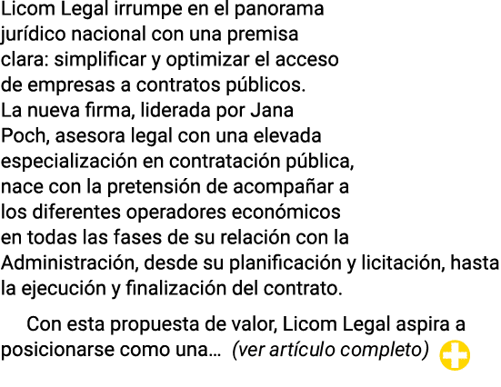 Licom Legal irrumpe en el panorama jurídico nacional con una premisa clara: simplificar y optimizar el acceso de empr   