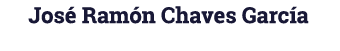 José Ramón Chaves García
