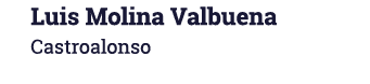 Luis Molina Valbuena Castroalonso