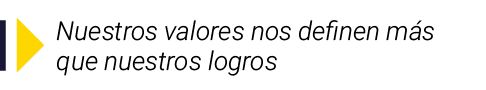  Nuestros valores nos definen más que nuestros logros