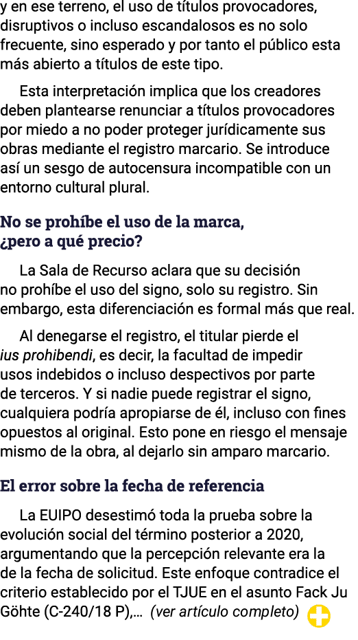 y en ese terreno, el uso de títulos provocadores, disruptivos o incluso escandalosos es no solo frecuente, sino esper   
