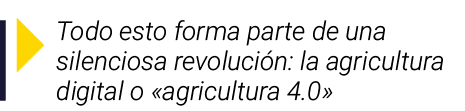  Todo esto forma parte de una silenciosa revolución: la agricultura digital o  agricultura 4 0 
