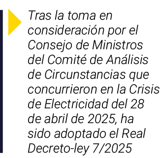  Tras la toma en consideración por el Consejo de Ministros del Comité de Análisis de Circunstancias que concurrieron    