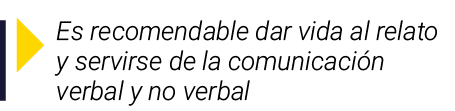 ￼ Es recomendable dar vida al relato y servirse de la comunicaci n verbal y no verbal