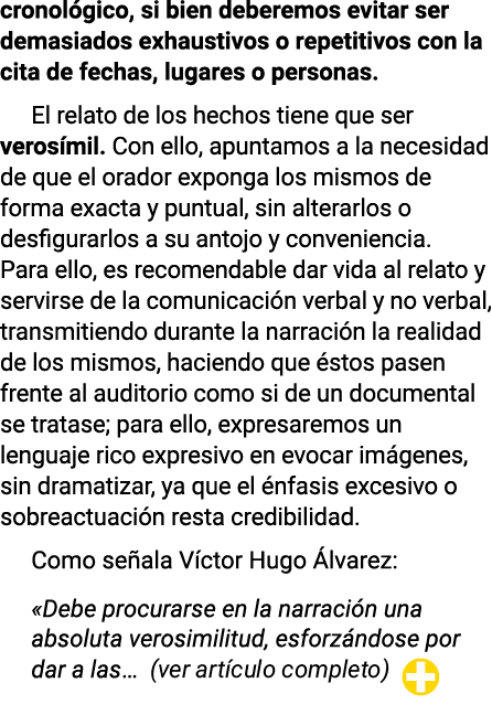 cronol gico, si bien deberemos evitar ser demasiados exhaustivos o repetitivos con la cita de fechas, lugares o perso...