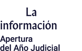 La informaci n Apertura del A o Judicial