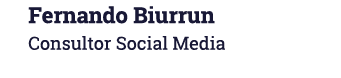 Fernando Biurrun Consultor Social Media