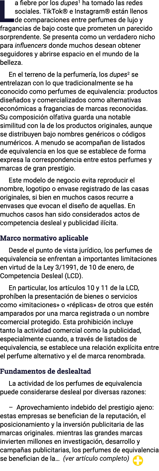 La fiebre por los dupes1 ha tomado las redes sociales. TikTok® e Instagram® est n llenos de comparaciones entre perfu...