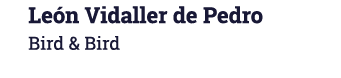 Le n Vidaller de Pedro Bird & Bird