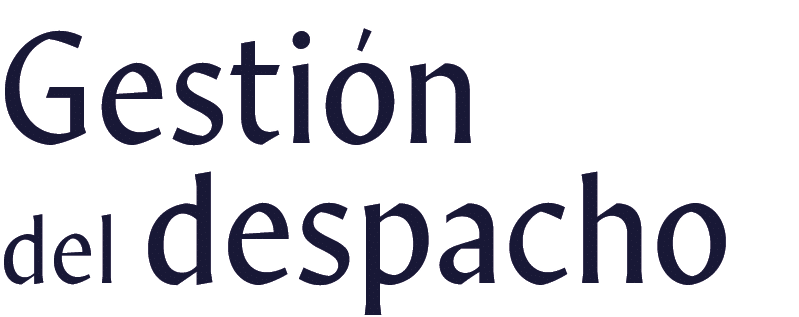 Gesti n del despacho