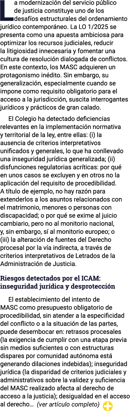 La modernizaci n del servicio p blico de justicia constituye uno de los desaf os estructurales del ordenamiento jur d...