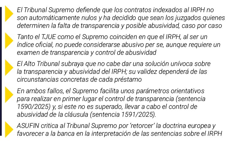 ￼ El Tribunal Supremo defiende que los contratos indexados al IRPH no son autom ticamente nulos y ha decidido que sea...