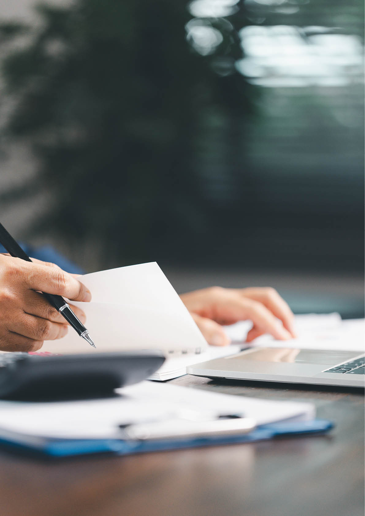 Consultant facilitates consultation between bookkeepers, lawyer to review accounting balance sheet, stock market statistics, yearly tax obligations, ensuring business is protected from bribery, law.