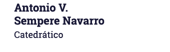 Antonio V. Sempere Navarro Catedr tico